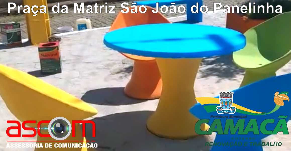 Prefeitura realiza decorações nas Pracinhas para ambiente de lazer